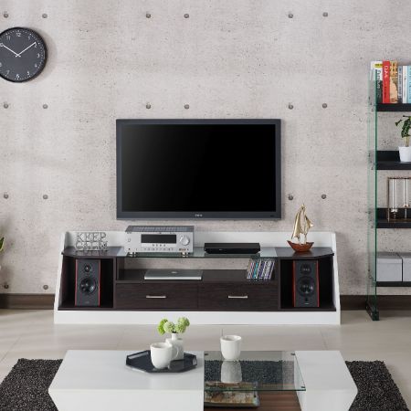 Porta TV in vetro in stile moderno e contemporaneo - Porta TV in vetro in stile moderno e contemporaneo